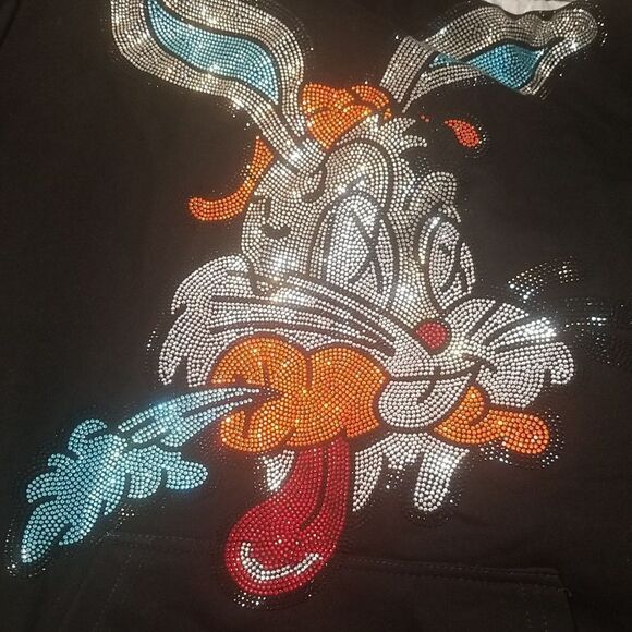 🆕️Bling Bling ... Black Hoodie and Jogger Set.   C1 - Picture 11 of 13